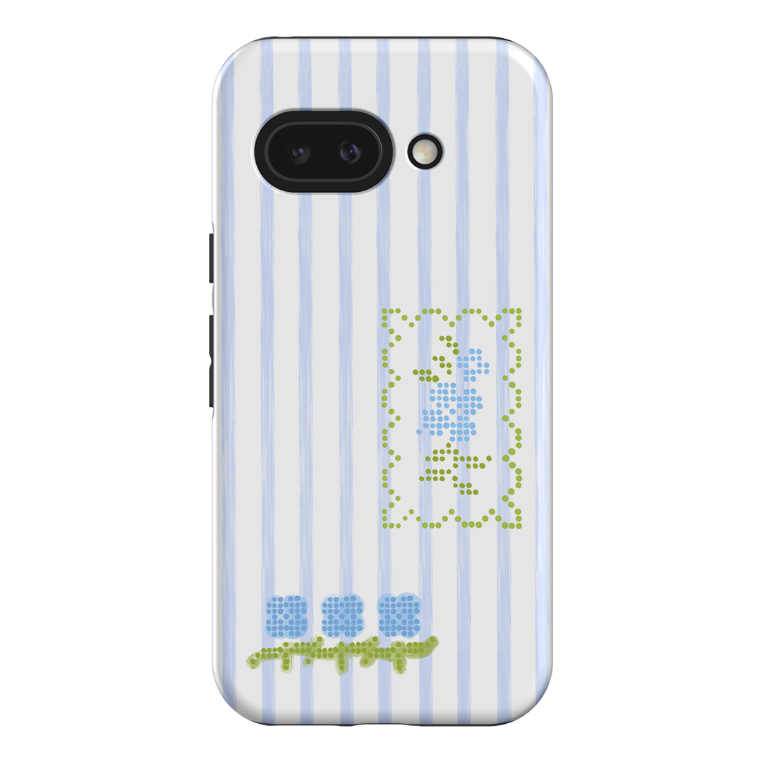 Patchwork Blue Printed Phone Cases Google Pixel 9A / Armoured by Kayla Carr - The Dairy