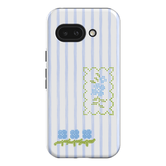 Patchwork Blue Printed Phone Cases Google Pixel 9A / Armoured by Kayla Carr - The Dairy