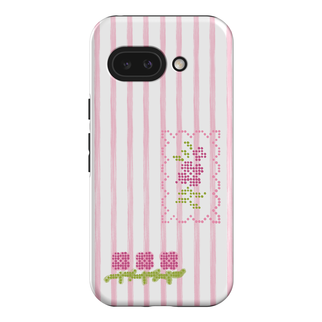 Patchwork Pink Printed Phone Cases Google Pixel 9A / Armoured by Kayla Carr - The Dairy