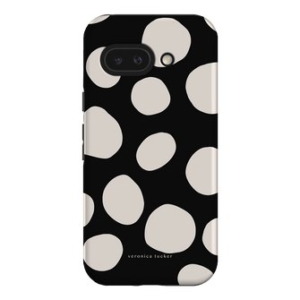 Pebbles Noir Printed Phone Cases Google Pixel 9A / Armoured by Veronica Tucker - The Dairy
