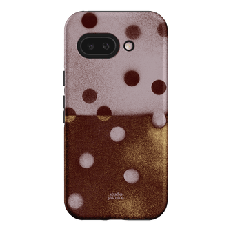 Rust Polka Dot Printed Phone Cases Google Pixel 9A / Armoured by Jasmine Dowling - The Dairy