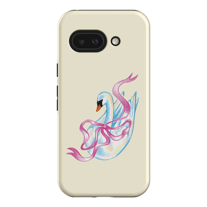 Satin Swan Printed Phone Cases Google Pixel 9A / Armoured by Femke Studio - The Dairy