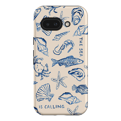Sea Call Printed Phone Cases Google Pixel 9A / Armoured by Cass Deller - The Dairy