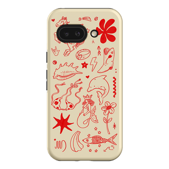 Spiced Cowboy Cream Printed Phone Cases Google Pixel 9A / Armoured by Easty Beasty - The Dairy