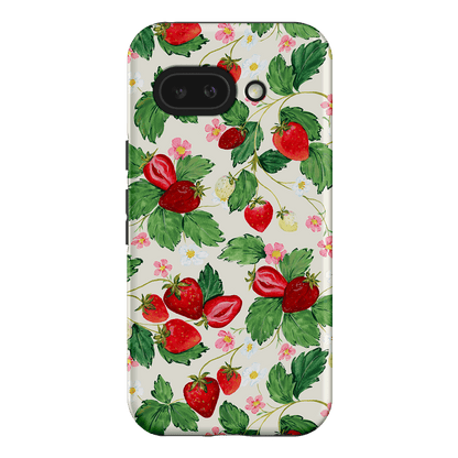 Strawberry Patch Printed Phone Cases Google Pixel 9A / Armoured by Ellie Mae - The Dairy