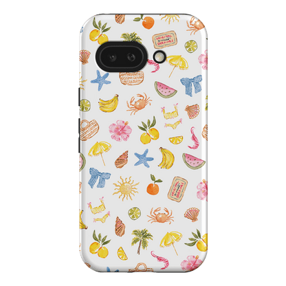 Summer Icons Printed Phone Cases Google Pixel 9A / Armoured by Cass Deller - The Dairy