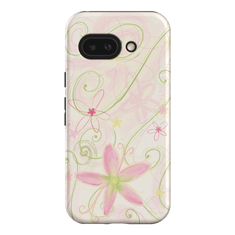 Swirl Pink Printed Phone Cases Google Pixel 9A / Armoured by Kayla Carr - The Dairy