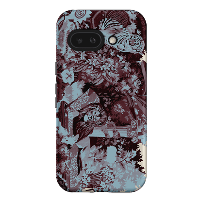 Tippi Blue Printed Phone Cases Google Pixel 9A / Armoured by Desmond & Dempsey - The Dairy