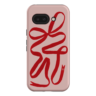 Valentine Ribbon Printed Phone Cases Google Pixel 9A / Armoured by Jasmine Dowling - The Dairy