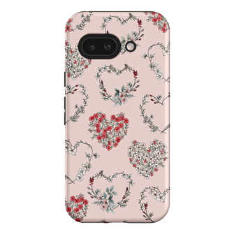 Wild Heart Wreath Printed Phone Cases Google Pixel 9A / Armoured by Typoflora - The Dairy