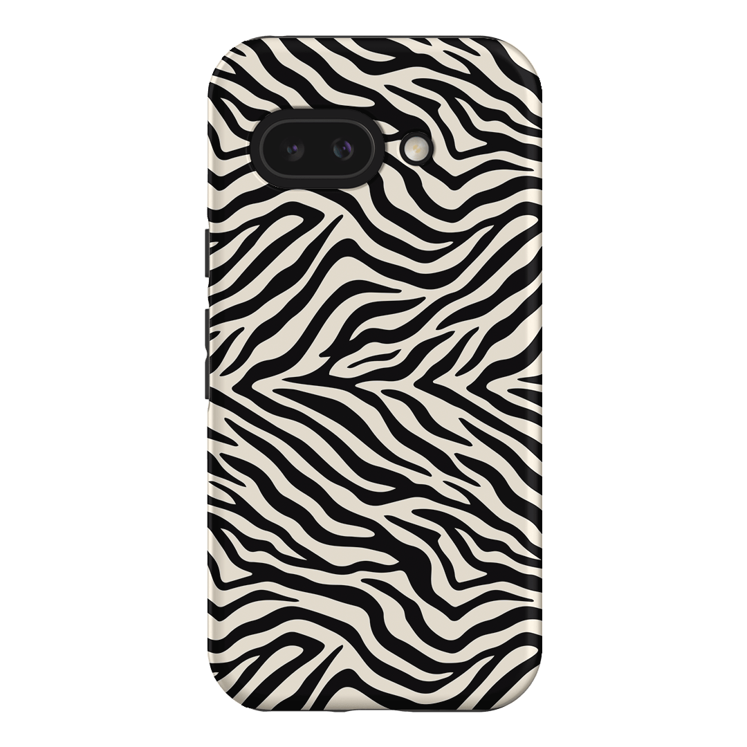 Zebra Ink Printed Phone Cases Google Pixel 9A / Armoured by The Dairy - The Dairy