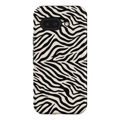 Zebra Ink Printed Phone Cases Google Pixel 9A / Armoured by The Dairy - The Dairy