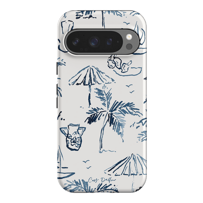 Balmy Blue Printed Phone Cases Google Pixel 9 Pro / Armoured by Cass Deller - The Dairy