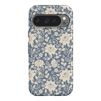Blue Garden Printed Phone Cases Google Pixel 9 Pro / Armoured by Kasiags Art - The Dairy