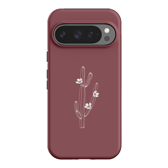 Cactus Flower Printed Phone Cases Google Pixel 9 Pro / Armoured by Typoflora - The Dairy