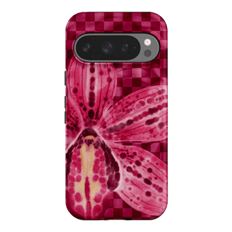 Check Orchid Printed Phone Cases Google Pixel 9 Pro / Armoured by Sally Hungerford - The Dairy