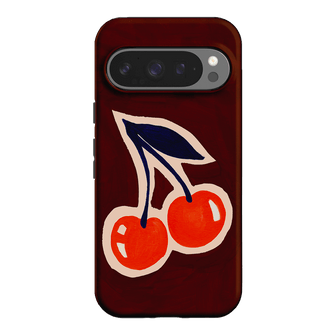 Cherries Printed Phone Cases Google Pixel 9 Pro / Armoured by Studio Bon - The Dairy