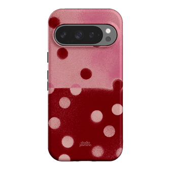 Cherry Polka Dot Printed Phone Cases Google Pixel 9 Pro / Armoured by Jasmine Dowling - The Dairy