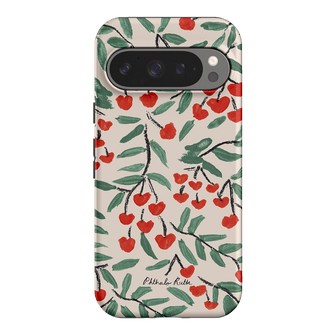 Cherry Love Printed Phone Cases Google Pixel 9 Pro / Armoured by Phthalo Ruth - The Dairy