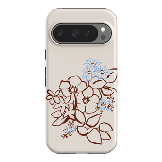 Cream Posy Printed Phone Cases Google Pixel 9 Pro / Armoured by Typoflora - The Dairy