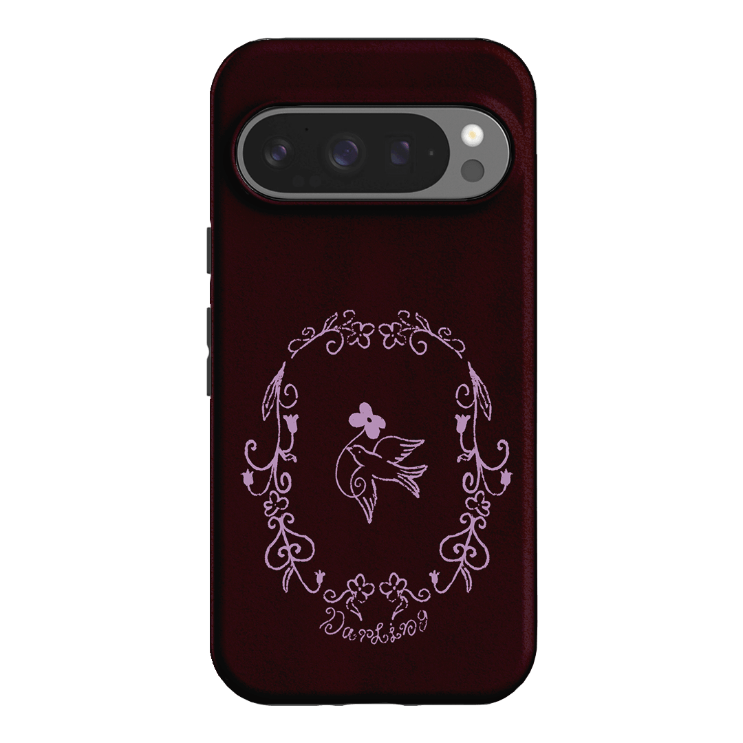 Darling Burgundy Printed Phone Cases by The Dairy - The Dairy