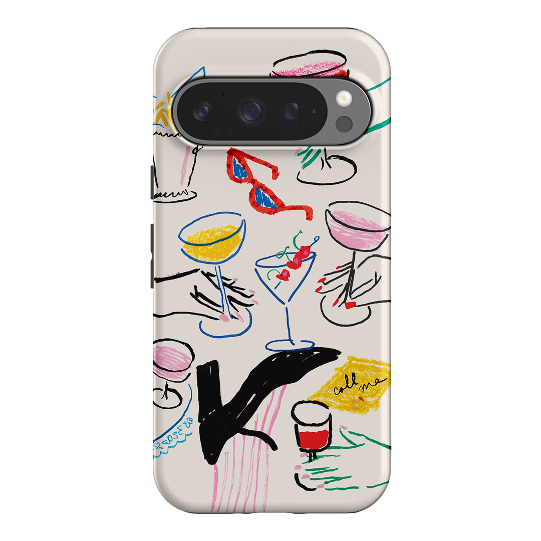 Girls Night Out Printed Phone Cases Google Pixel 9 Pro / Armoured by Phthalo Ruth - The Dairy