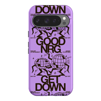 Good Energy in Purple Printed Phone Cases Google Pixel 9 Pro / Armoured by After Hours - The Dairy