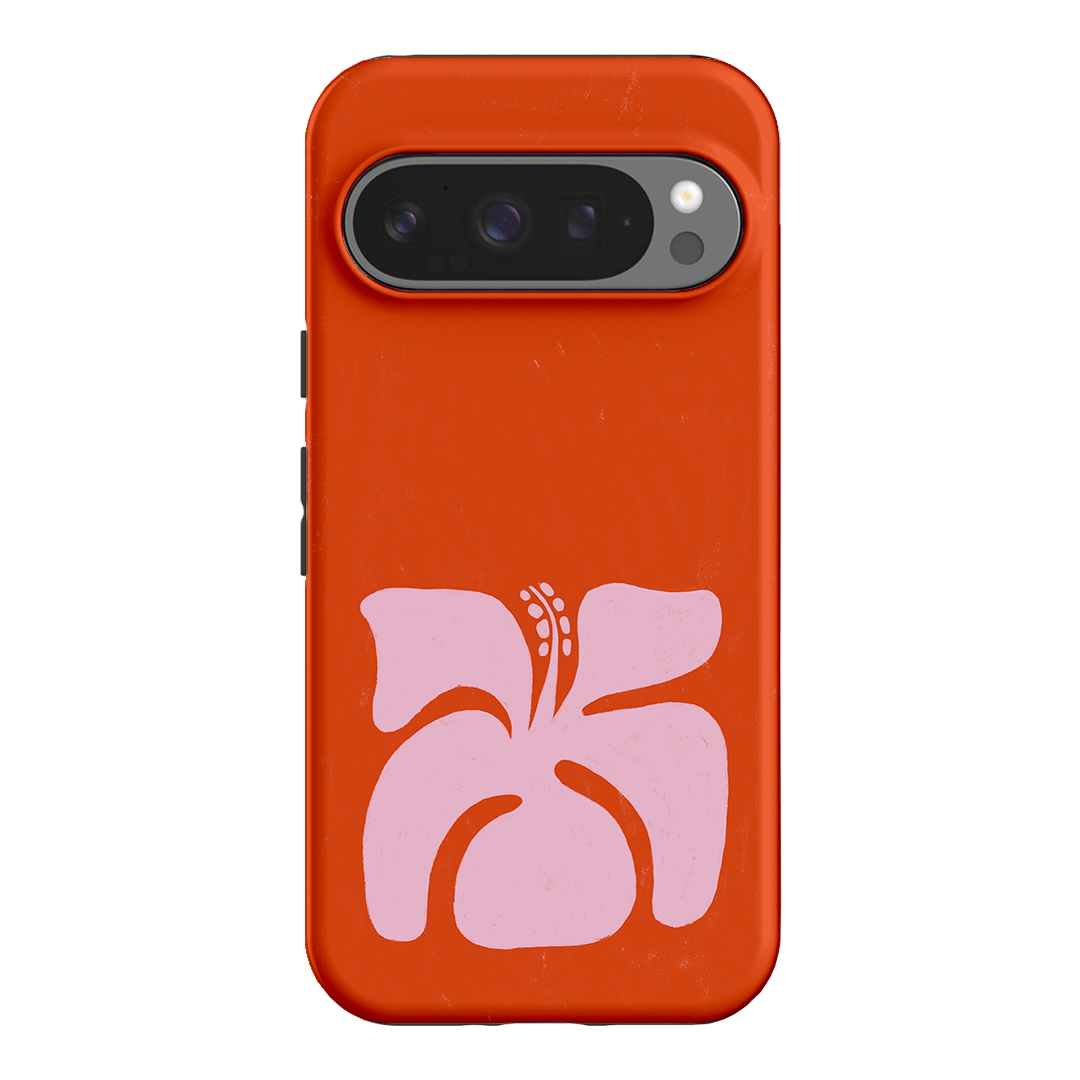 Hibiscus Crush Printed Phone Cases Google Pixel 9 Pro / Armoured by Marie Faurrite - The Dairy