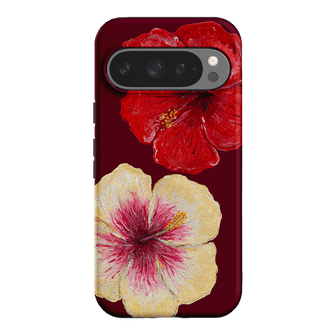 Hibiscus Flower Printed Phone Cases Google Pixel 9 Pro / Armoured by BG. Studio - The Dairy