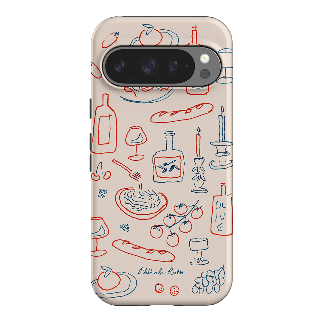 Italian Fare Printed Phone Cases Google Pixel 9 Pro / Armoured by Phthalo Ruth - The Dairy