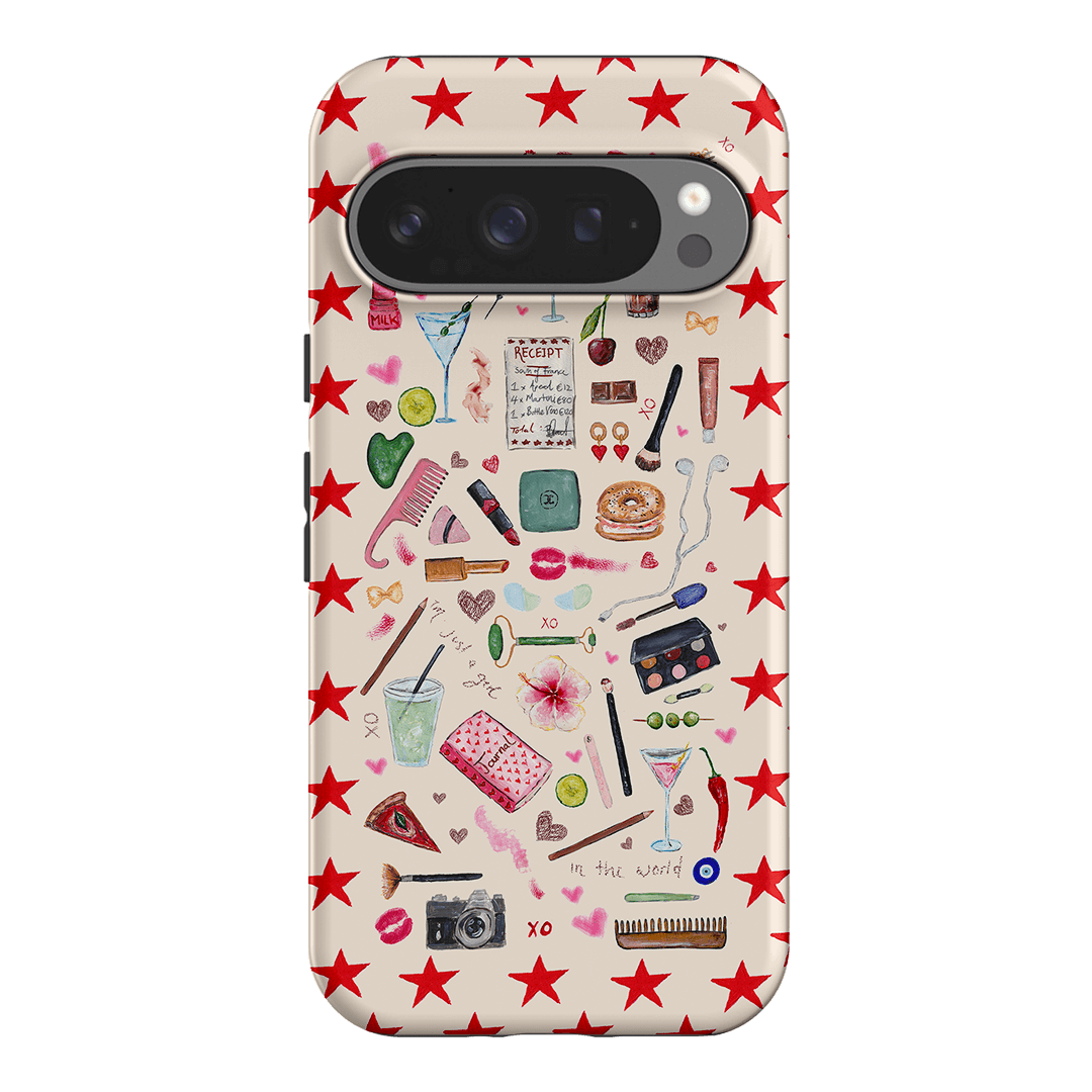 Just A Girl Printed Phone Cases Google Pixel 9 Pro / Armoured by BG. Studio - The Dairy
