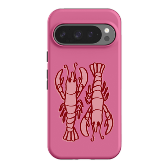 Lobster Love Pink Printed Phone Cases Google Pixel 9 Pro / Armoured by The Dairy - The Dairy