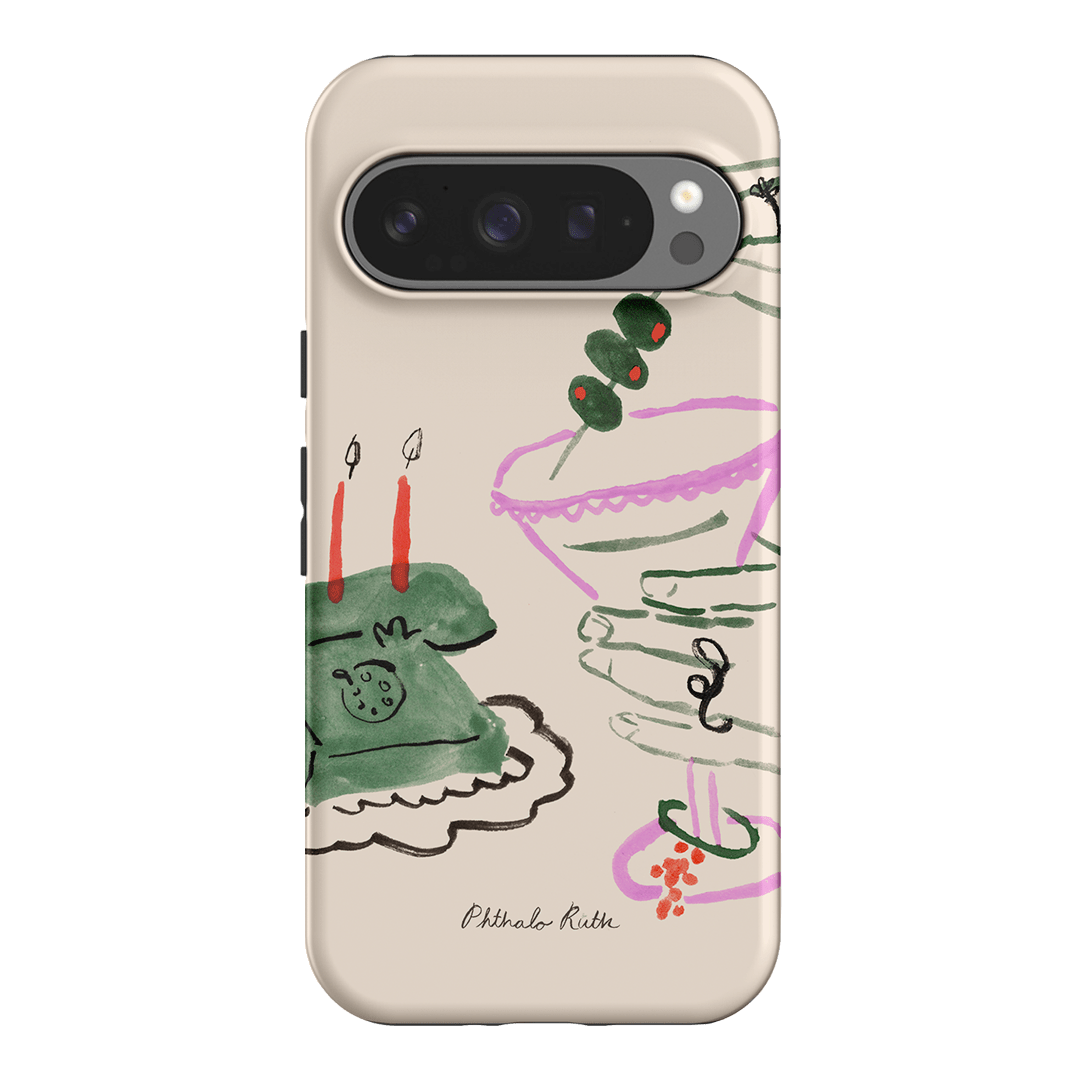 Martini Party Printed Phone Cases Google Pixel 9 Pro / Armoured by Phthalo Ruth - The Dairy