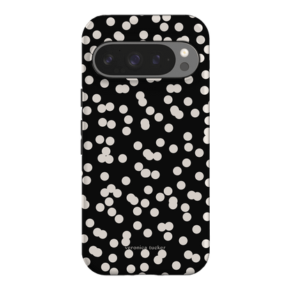 Mini Confetti Noir Printed Phone Cases Google Pixel 9 Pro / Armoured by Veronica Tucker - The Dairy