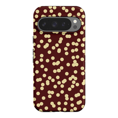 Mini Confetti Burgundy Butter Printed Phone Cases Google Pixel 9 Pro / Armoured by Veronica Tucker - The Dairy