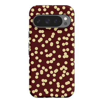 Mini Confetti Burgundy Butter Printed Phone Cases Google Pixel 9 Pro / Armoured by Veronica Tucker - The Dairy