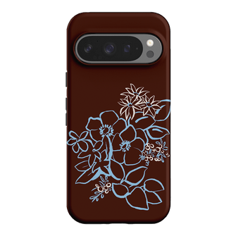 Mocha Posy Printed Phone Cases Google Pixel 9 Pro / Armoured by Typoflora - The Dairy