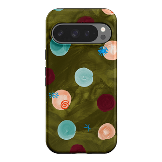 Olive Spot Printed Phone Cases Google Pixel 9 Pro / Armoured by Charlie Taylor - The Dairy