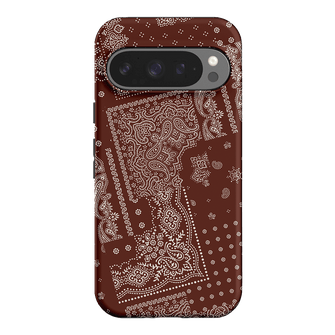 Paisley Cinnamon Printed Phone Cases Google Pixel 9 Pro / Armoured by The Dairy - The Dairy