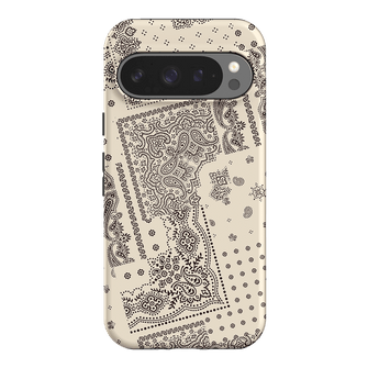 Paisley Ecru Printed Phone Cases Google Pixel 9 Pro / Armoured by The Dairy - The Dairy