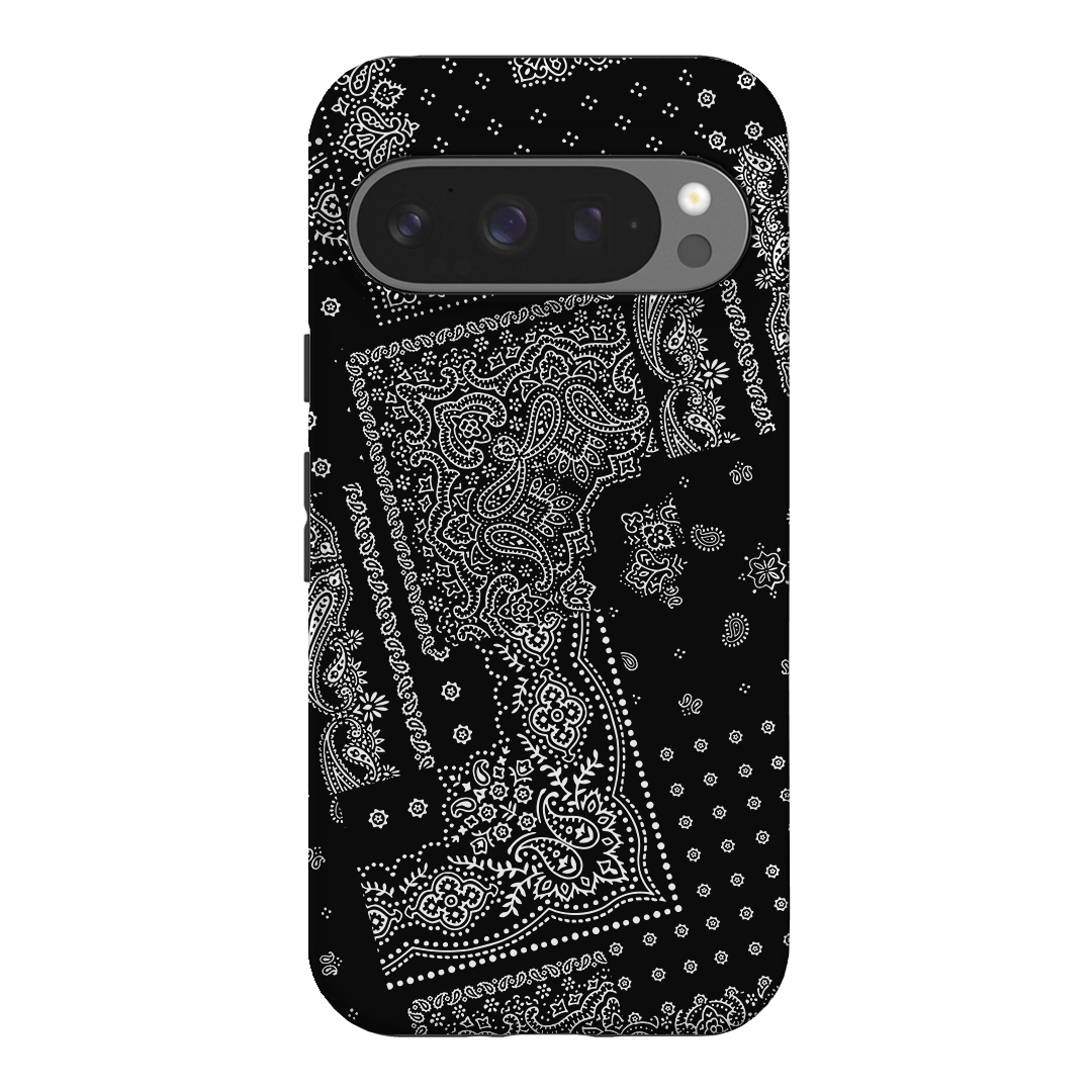 Paisley Noir Printed Phone Cases Google Pixel 9 Pro / Armoured by The Dairy - The Dairy