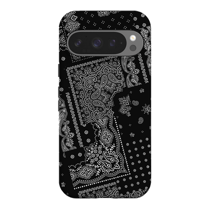 Paisley Noir Printed Phone Cases Google Pixel 9 Pro / Armoured by The Dairy - The Dairy