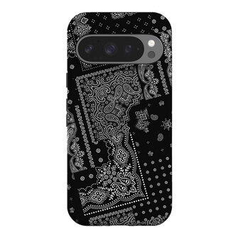 Paisley Noir Printed Phone Cases Google Pixel 9 Pro / Armoured by The Dairy - The Dairy