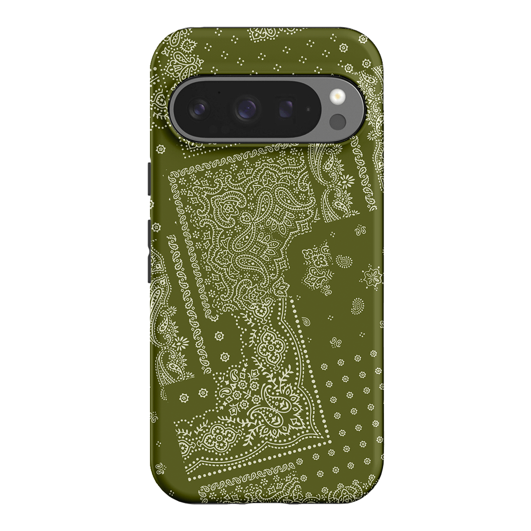 Paisley Fern Printed Phone Cases Google Pixel 9 Pro / Armoured by The Dairy - The Dairy