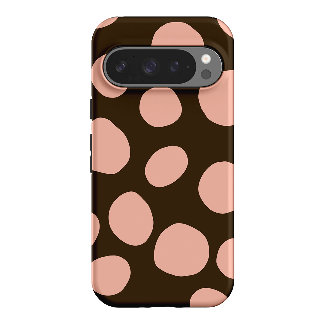 Pebbles Chocolate Pink Printed Phone Cases Google Pixel 9 Pro / Armoured by Veronica Tucker - The Dairy