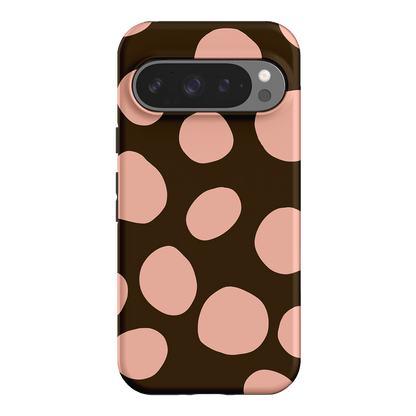 Pebbles Chocolate Pink Printed Phone Cases Google Pixel 9 Pro / Armoured by Veronica Tucker - The Dairy