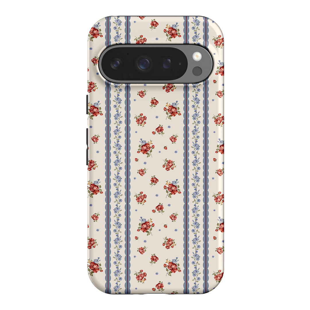 Rose Stripe Printed Phone Cases Google Pixel 9 Pro / Armoured by Kasiags Art - The Dairy