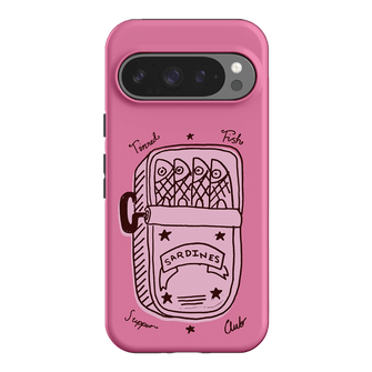Sardine Social Pink Printed Phone Cases Google Pixel 9 Pro / Armoured by The Dairy - The Dairy
