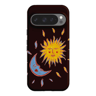 Sun & Moon Plum Printed Phone Cases Google Pixel 9 Pro / Armoured by BG. Studio - The Dairy