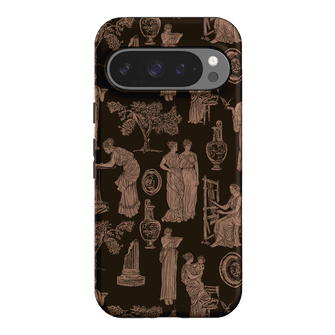 Symposium Burnt Umber Printed Phone Cases Google Pixel 9 Pro / Armoured by Veronica Tucker - The Dairy